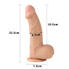 LoveToy Gode réaliste Fabian 18 x 4.5 cm Chair
